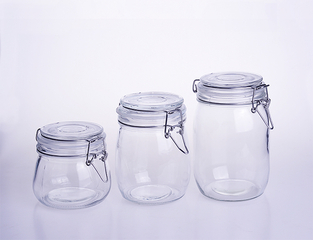 Glass Storage Jar With Swing Top