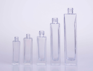 Customized Long Square Shaped Glass Perfume Bottle 
