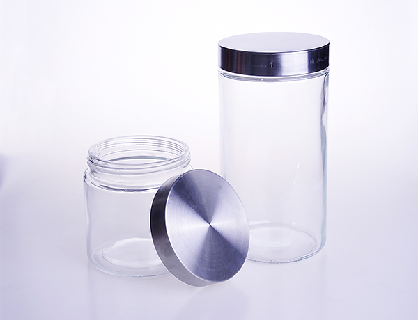 Round Large Glass Storage Jar