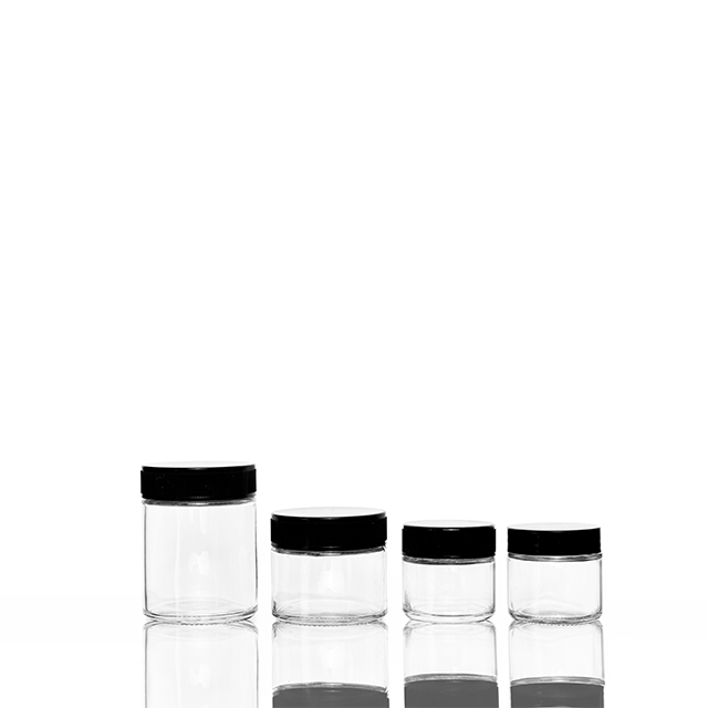 7ml 50ml 70ml 120ml 150ml Children Safe Glass Storage Jar with Protective Lid
