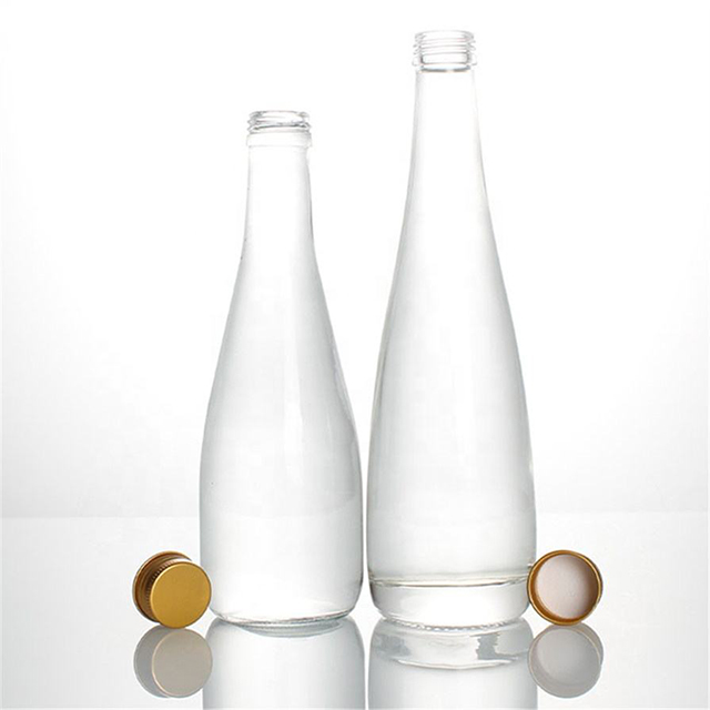 25.4 Oz Empty Natural Spring Water Glass Soda Bottles with Cork Lid