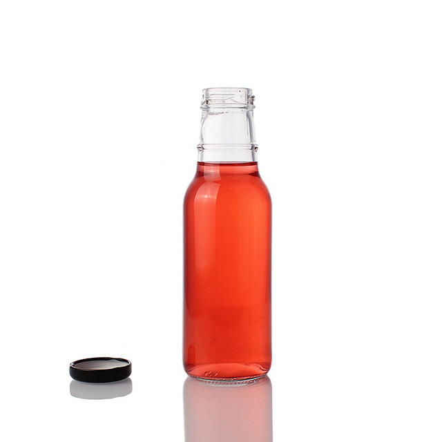 250ml 350ml 500ml Glass Juice Soda Drink Bottle with Tinplate Lid