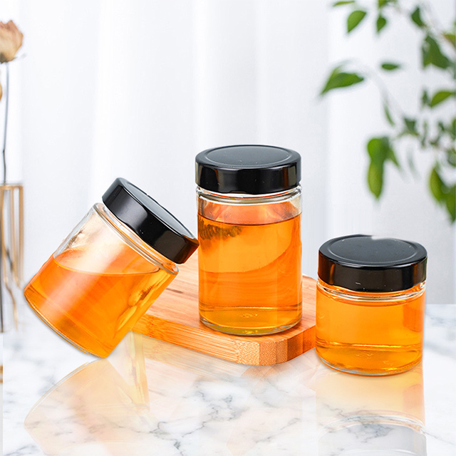 180ml 280ml 380ml 500ml Sealed Thickened Glass Honey Jar with Lid