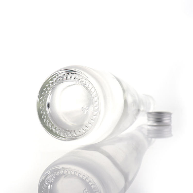 10oz Transparent Glass Mineral Water Bottle